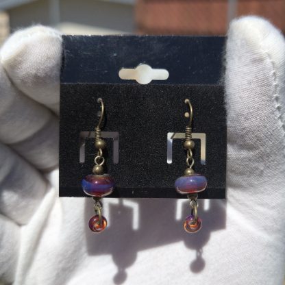 Firedrop Glow Earrings - Image 2