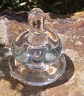 Clear Spinning Top