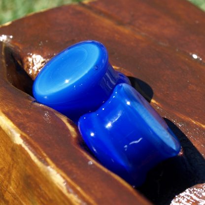 3/4" Trillium Blue Gauge Plugs